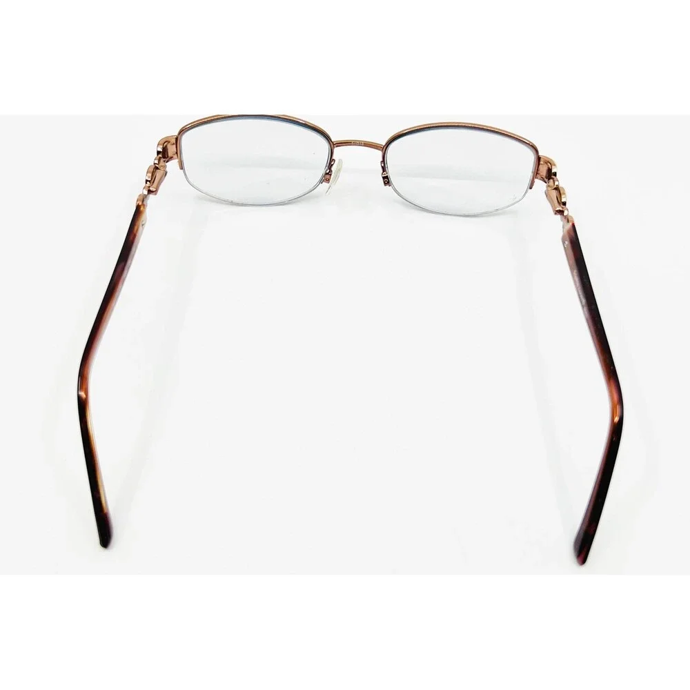 Zyloware Sophia Loren Eyeglasses Women Brown M231 Semi-Rimless 51-19-135